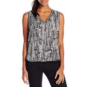 Sam Edelman Blouse- Vneck Hi Lo Lightweight- Large